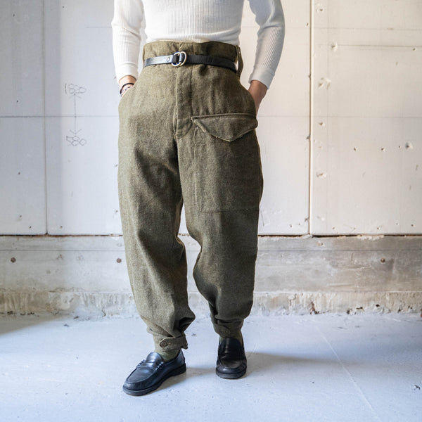 1950s Canadian military wool battle dress pants