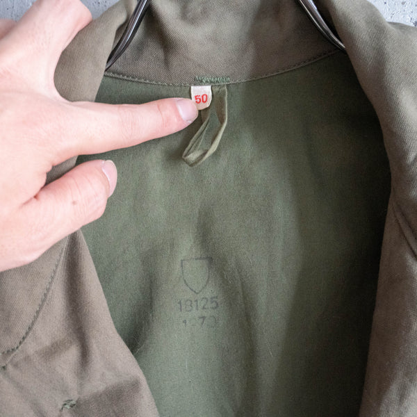 1970s Norwegian military khaki brown field jacket