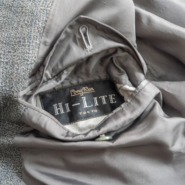 1980s Japan vintage gray based all-over pattern coat