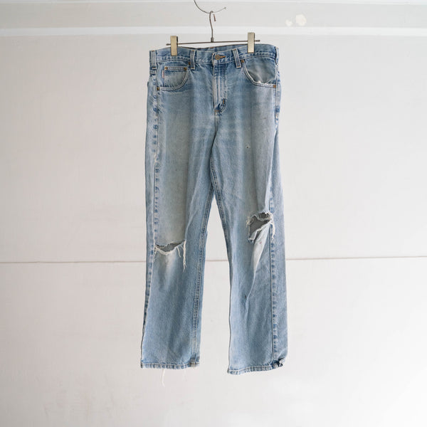 1990-00s Carhartt blue denim pants -good crush-