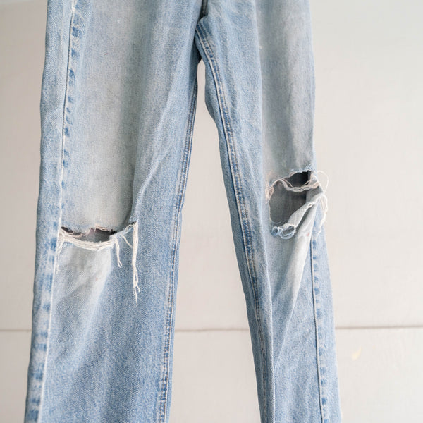 1990-00s Carhartt blue denim pants -good crush-