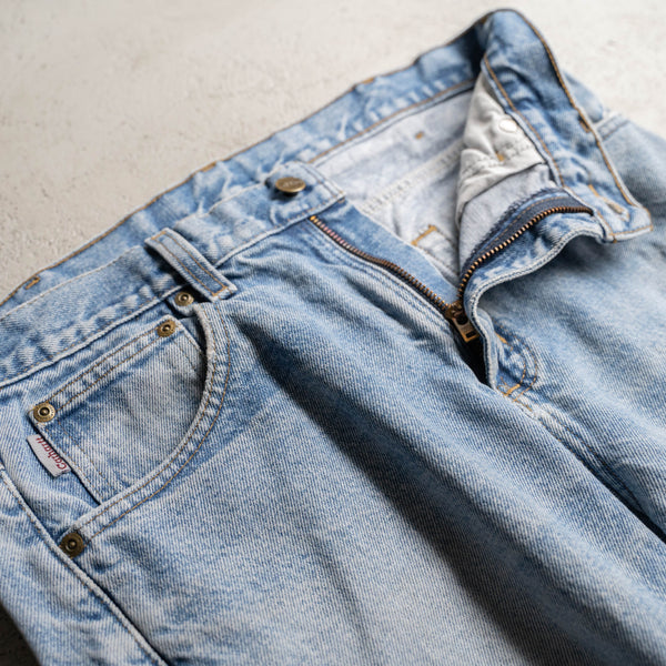 1990-00s Carhartt blue denim pants -good crush-