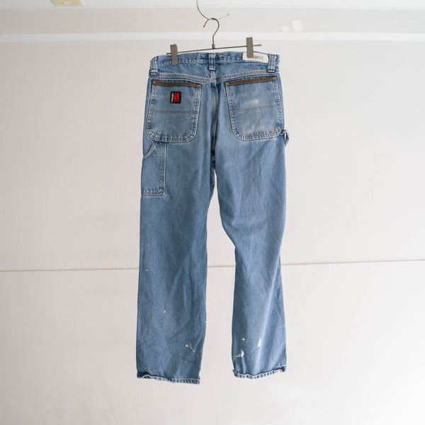 2000s Wrangler blue denim pants -good paint-