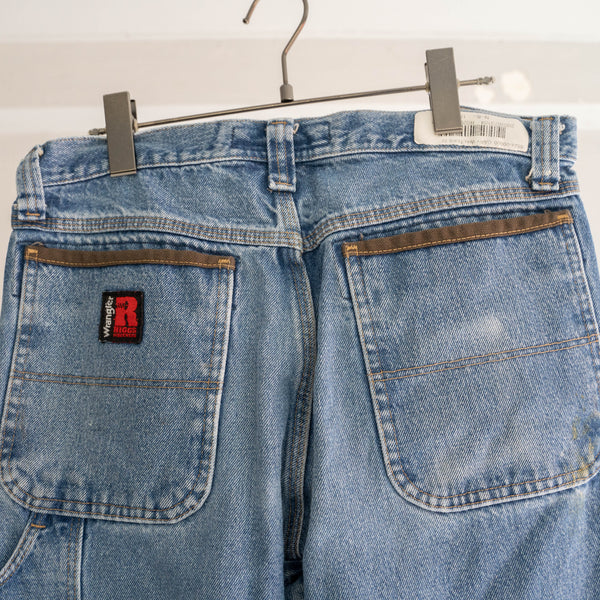 2000s Wrangler blue denim pants -good paint-