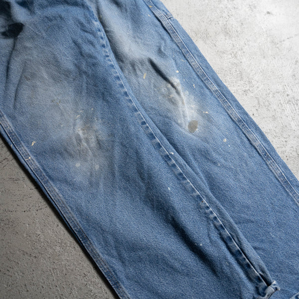 2000s Wrangler blue denim pants -good paint-