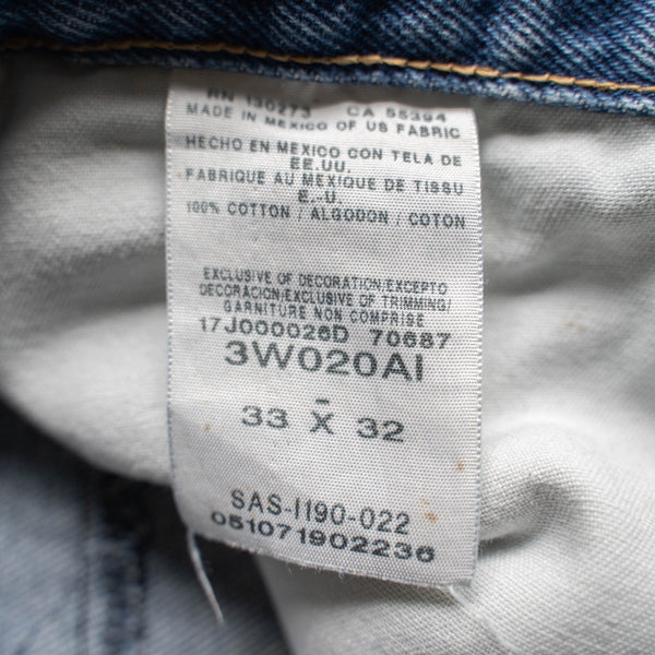 2000s Wrangler blue denim pants -good paint-
