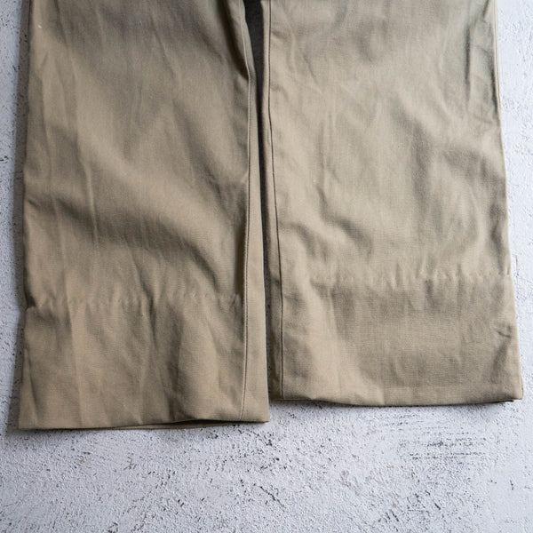 1980-90s Italian military one tuck chino pants 'used'