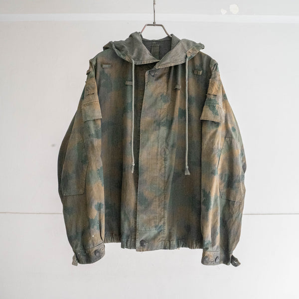 around 1960s German military blumentarn camouflage sniper jacket -over dyed-