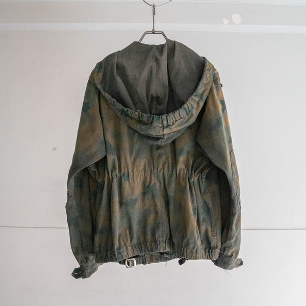 around 1960s German military blumentarn camouflage sniper jacket -over dyed-
