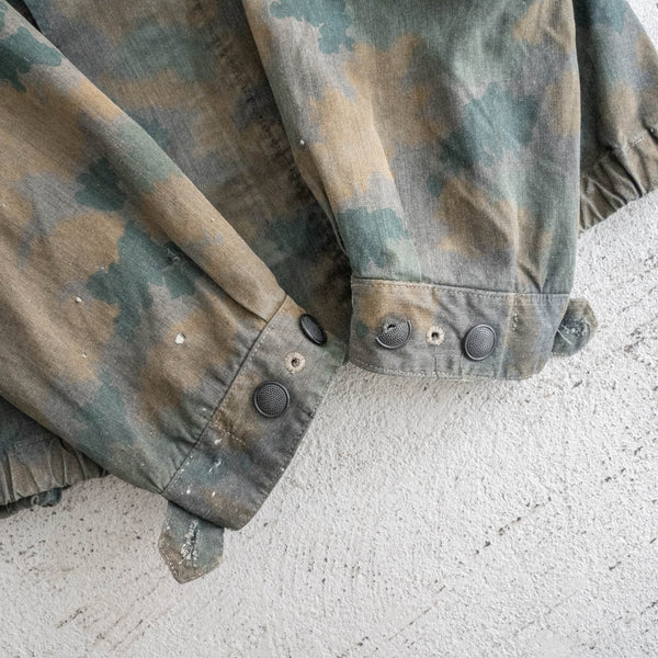 around 1960s German military blumentarn camouflage sniper jacket -over dyed-