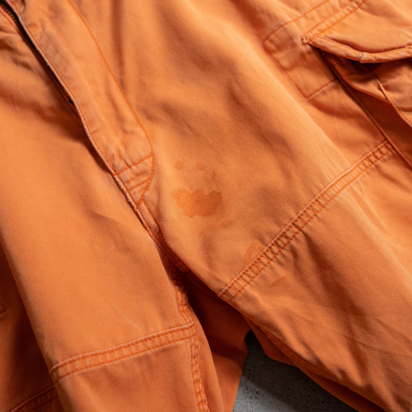 1990s Ralph Lauren orange cargo shorts
