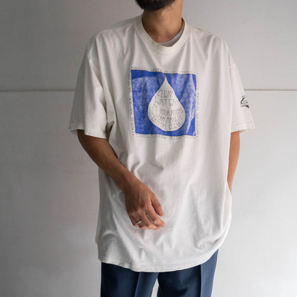 1990s environmental protection graphic Tee -single stitch-