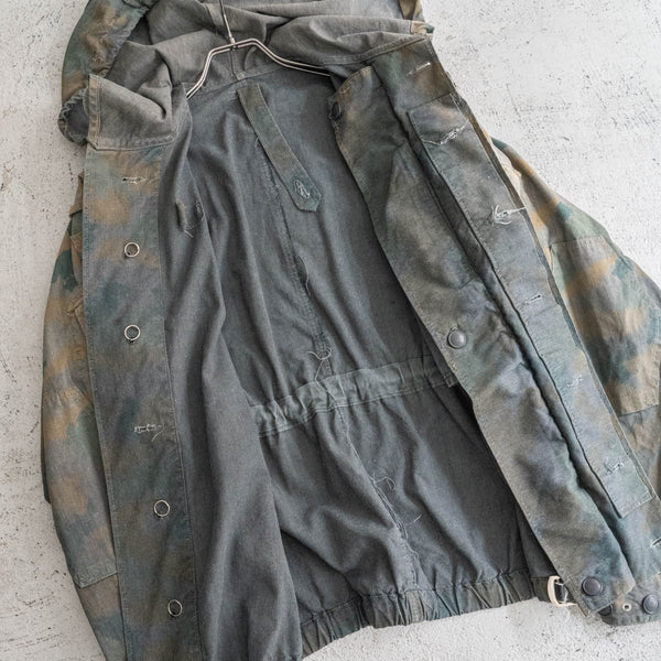 around 1960s German military blumentarn camouflage sniper jacket -over dyed-