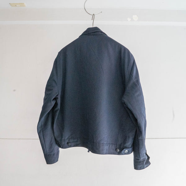 1980-90s USA navy short length work jacket with liner -paint-