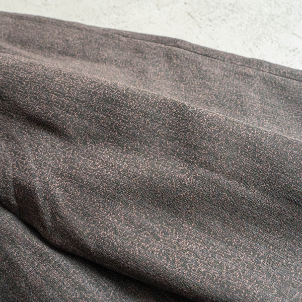 1960-70s Japan vintage brown based stripe wool slacks -great fabric-