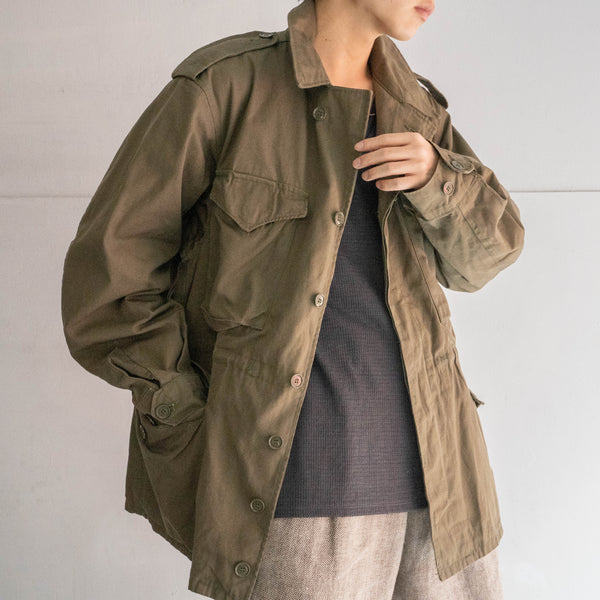 1970s Norwegian military khaki brown field jacket