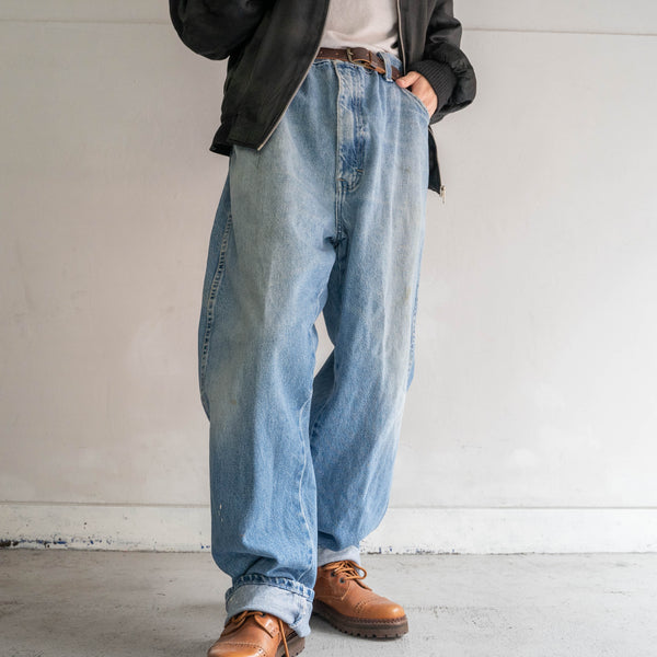 2000s Dickies blue denim pants -good fade-