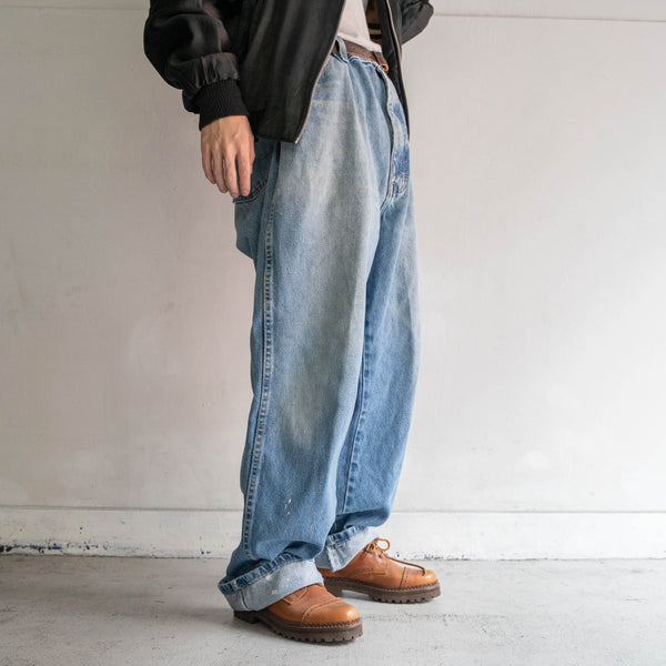 2000s Dickies blue denim pants -good fade-