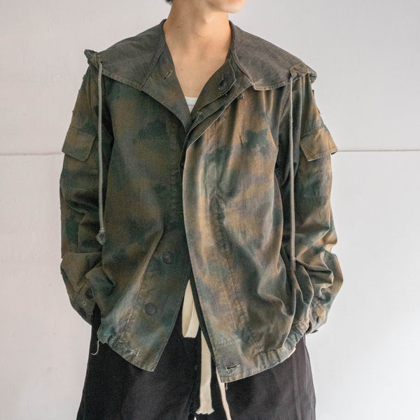 around 1960s German military blumentarn camouflage sniper jacket -over dyed-