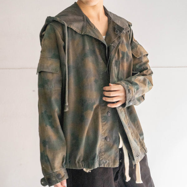 around 1960s German military blumentarn camouflage sniper jacket -over dyed-