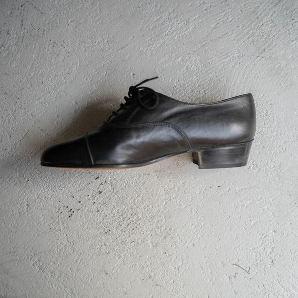 2000s Italian military leather dress shoes