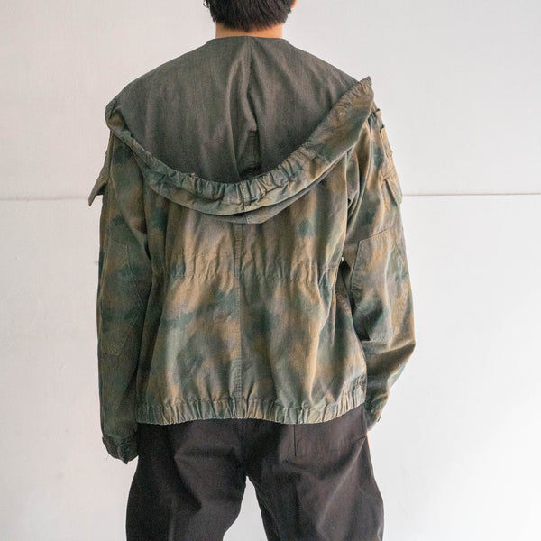 around 1960s German military blumentarn camouflage sniper jacket -over dyed-