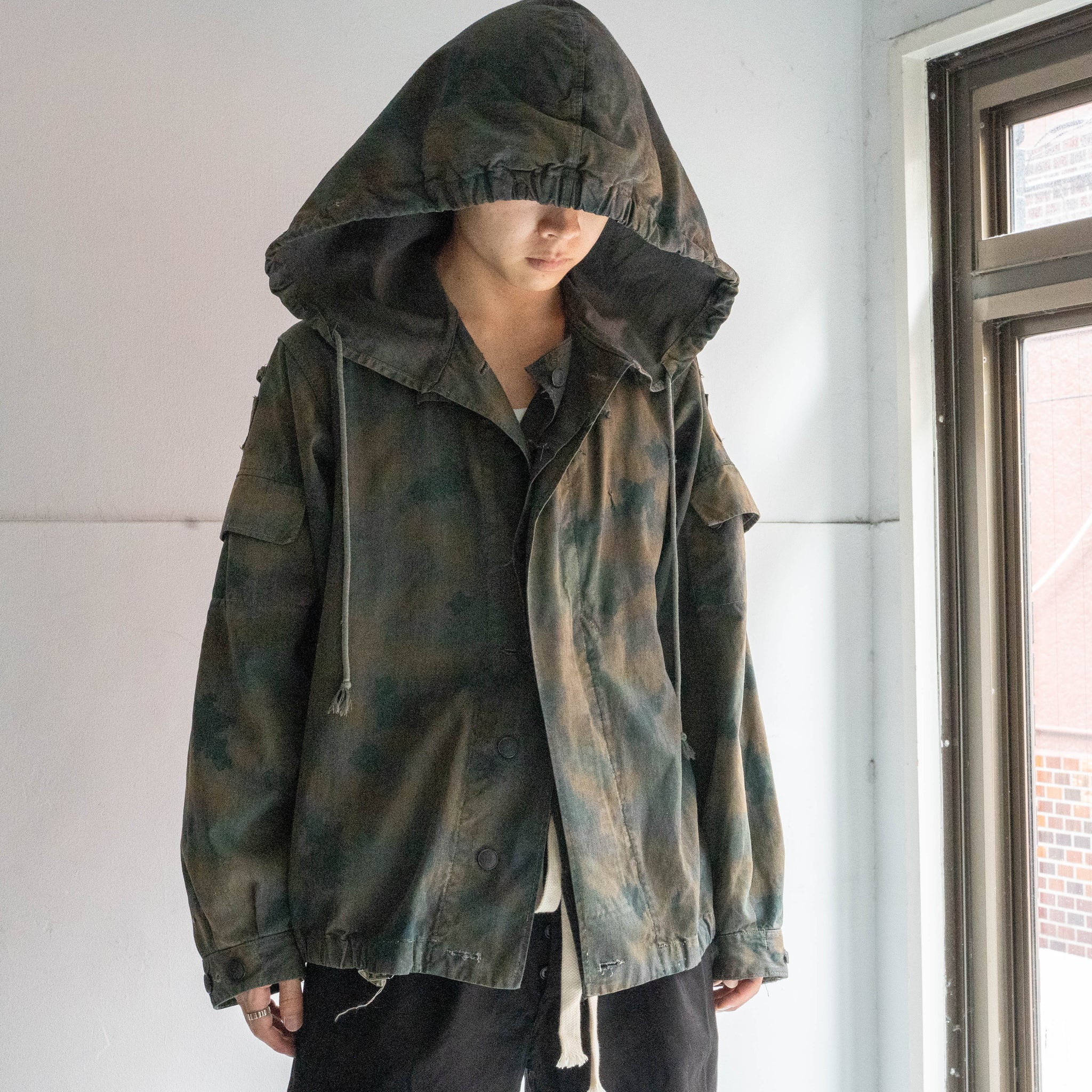 around 1960s German military blumentarn camouflage sniper jacket