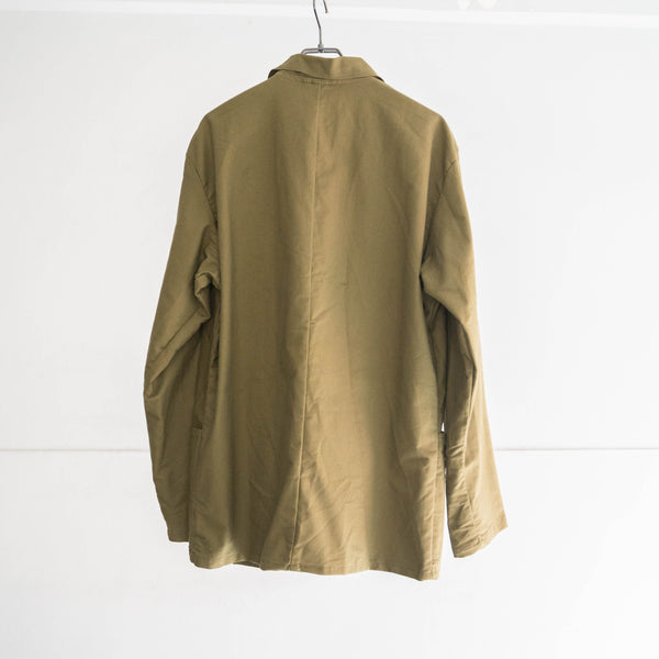 around 1980s Soviet military dark khaki color work jacket 'dead stock'