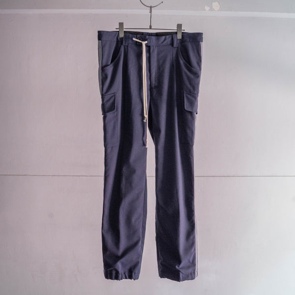 2000s Austrian police side line cargo pants -waist code remake-