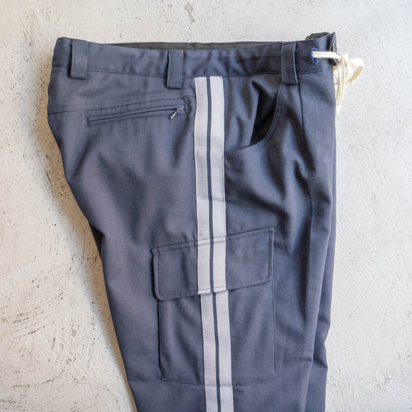 2000s Austrian police side line cargo pants -waist code remake-