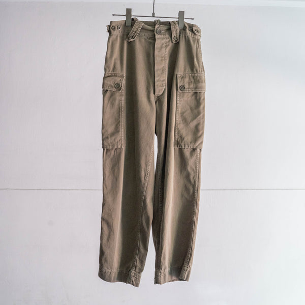 1970s Dutch military cargo pants -with side adjuster-