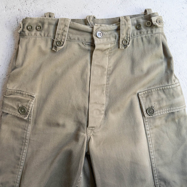 1970s Dutch military cargo pants -with side adjuster-