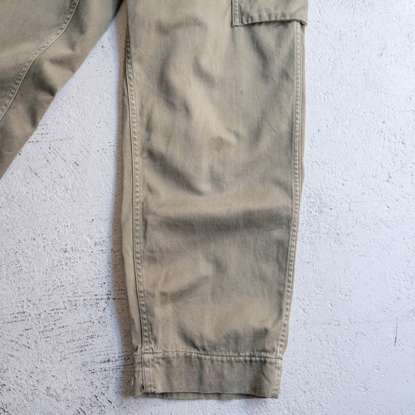 1970s Dutch military cargo pants -with side adjuster-