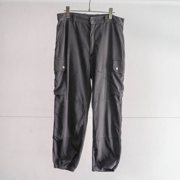 1980-90s French military F2 cargo pants 'black dyed'