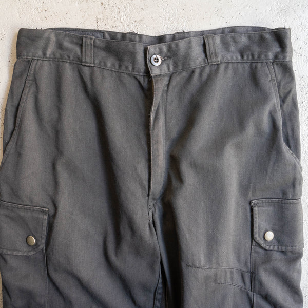 1980-90s French military F2 cargo pants 'black dyed'