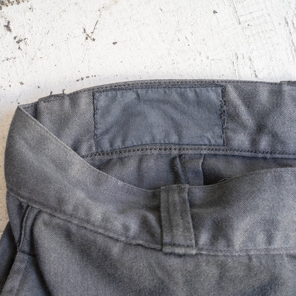 1980-90s French military F2 cargo pants 'black dyed'