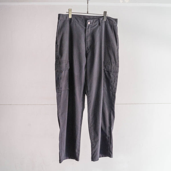 1990-00s 'Dickies' charcoal gray color wide cargo pants