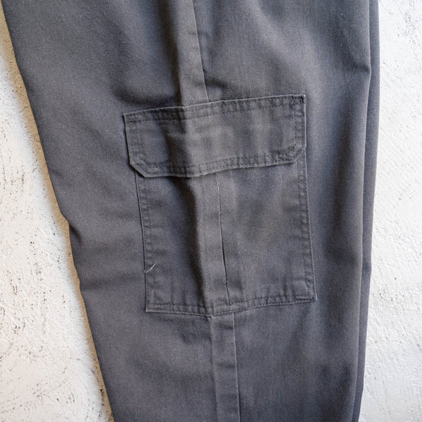 1990-00s 'Dickies' charcoal gray color wide cargo pants