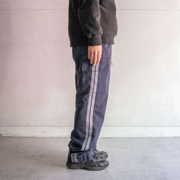 2000s Austrian police side line cargo pants -waist code remake-