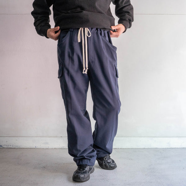 2000s Austrian police side line cargo pants -waist code remake-