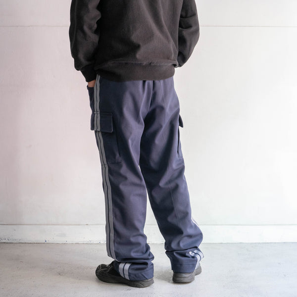 2000s Austrian police side line cargo pants -waist code remake-