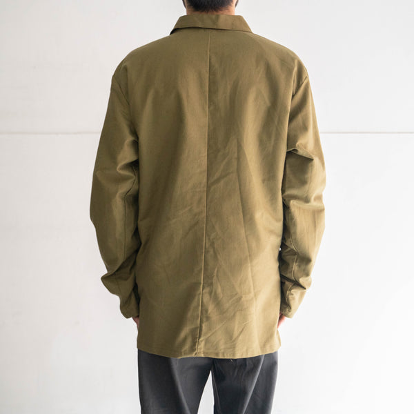 around 1980s Soviet military dark khaki color work jacket 'dead stock'