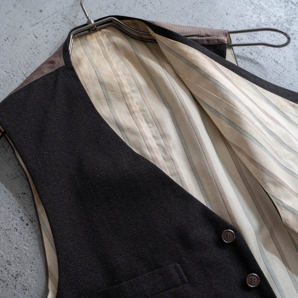 1970-80s Japan vintage dark brown vest