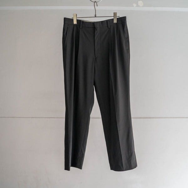 2000s Japan vintage black 2 tuck slacks