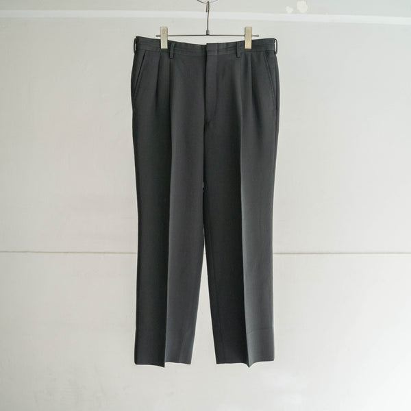 1990s Japan vintage gray 2 tuck slacks