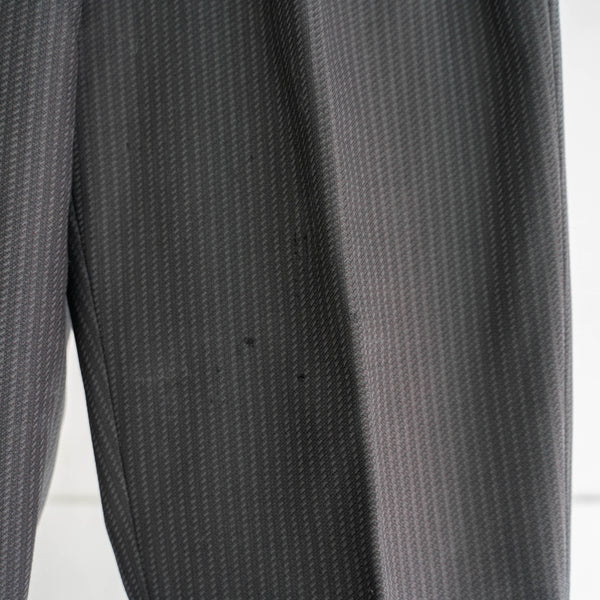 1960-70s Japan vintage black based stripe slacks
