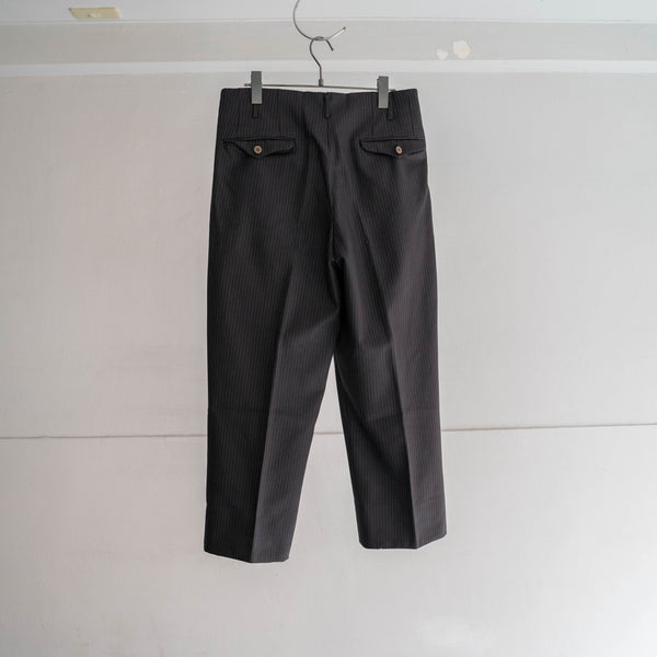 1960-70s Japan vintage black based stripe slacks