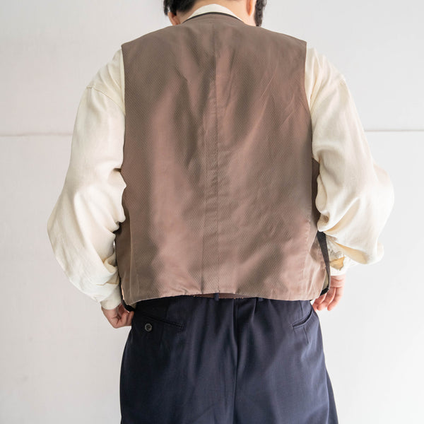 1970-80s Japan vintage dark brown vest