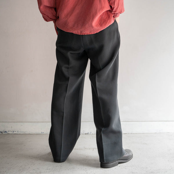 1990s Japan vintage gray 2 tuck slacks