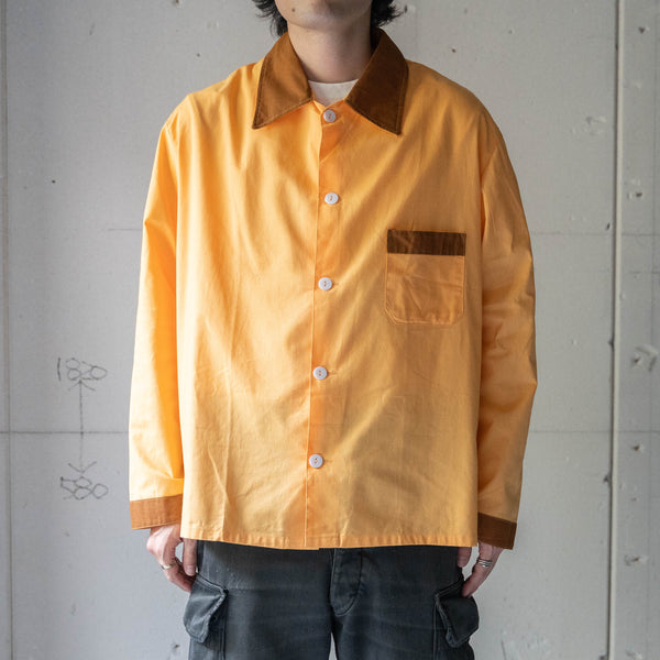 1990s Czech military orange color sleeping shirt 'dead stock’　